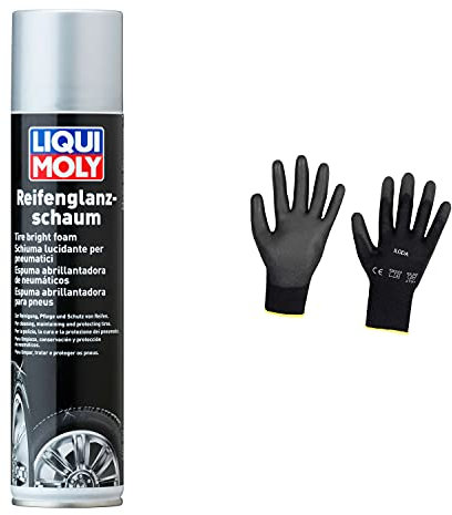 Iloda Original Liqui Moly 400ml Reifenglanzschaum 1609 Schutzhandschuhe