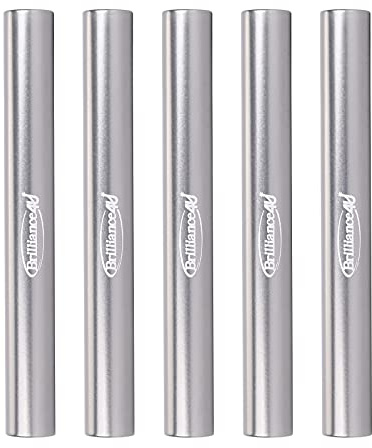 BRILLIANCE4U Zeltstangen-Reparaturhülse, Zeltstangenschiene, Ersatzrohr, Innendurchmesser 10,4 mm, 5 Stück