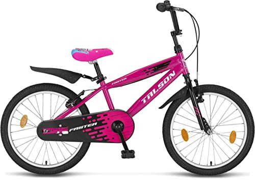 Talson 20 Zoll Kinderfahrrad inkl. Reflektoren, Schutzblech und weiterem Zubehör Mädchen Jungen Fahrrad