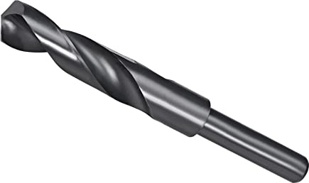 CoCud reducerat skaft borr 18 mm skärkant 1/2 tum skaft nitrid belagd snabbstål 6542 spiralborr – (Användning: för rostfritt stål stål metall trä)