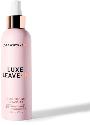 The Beachwaver Co. Luxe Leave-In Conditioning Detangler - Full Size (6 Fl Oz) | Leave-In Treatment to Hydrate, Smooth, & Strengthen w/HiX Vegan Bond Multipliers | Bali Beach Night Fragrance