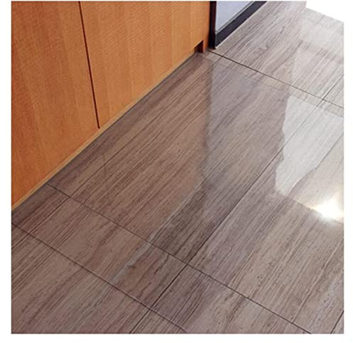 Tappetino per sedia in vinile trasparente per pavimenti in legno e piastrelle, extra lungo, in plastica, può essere tagliato su misura, per uso interno ed esterno, spessore 1,5 mm, disponibile in