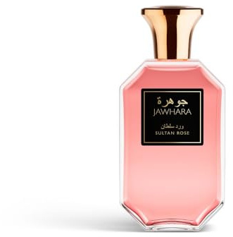 Jawhara Sultan Rose | Woody Floral Eau de Parfum 3.3 fl oz | Notes of Saffron, Taif Rose, Warm Vanilla, and White Musk | Long Lasting | Everyday Wear | TSA Compliant | Rose Fragrance for Women
