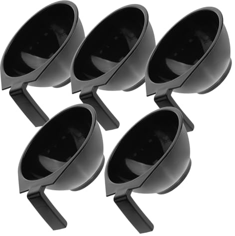 ARTSEWPLY 5 Pièces Bol à Teinture Cheveux Format pour Salon Bol Mélangeur Plastique Set DIY pour Coloration et Teinture Facile Accessoire Portable