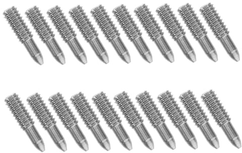 Klarinettenschraube 20 Stück Flachkopf 7, 5x2mm Ersatzteile | Silberfarbenes Metall, für Holzblasinstrumente, Tragbares Hardware Austauschset für Musiker und Profispieler