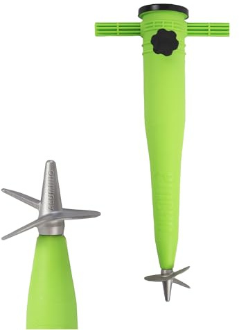Pincho XL pour parasol avec hélice en aluminium 42 cm haute résistance au vent compatible avec des tubes jusqu'à 50 mm Ajustement universel Idéal plage, champ, jardin, fixation stable et anti-vent