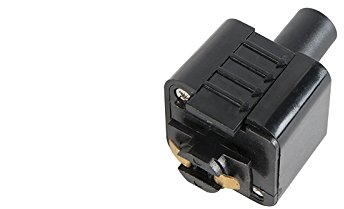 QAZQA Moderno Adaptador lámpara colgante para carril monofásico negro Plástico Cuadrada Adecuado para LED Max. x Watt