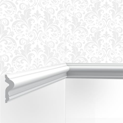 Cimaises Et Plus - Cimaise, Moulure Cimaises et Plus M05-5x1,7x200cm (h x p x L) - moulure décor