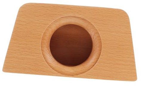 OSALADI Soporte De Madera para Altavoz De Teléfono Amplificador Trapezoidal Orificio para Mejorar Sonido para Videollamadas y Ver Películas Casa Oficina o Dormitorio