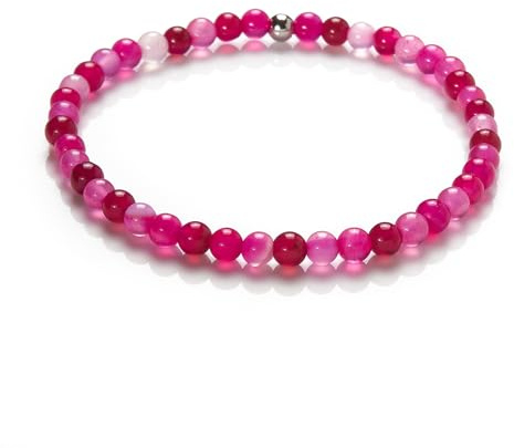 Armband - Edelstein-Armband - Kugel-Armband 4mm - Perlenarmband