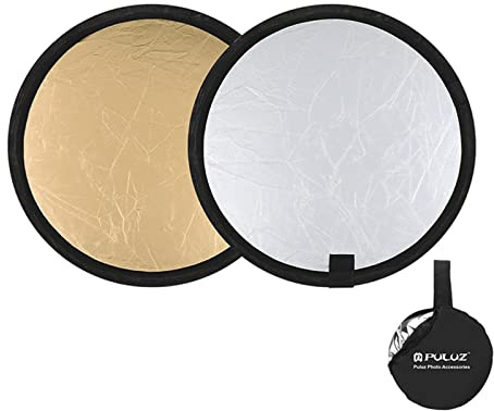 Mini riflettori di luce rotondi 12 in oro 30cm per la fotografia di viaggio Film