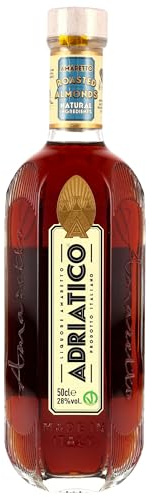 ADRIATICO - Amaretto Roasted - Liqueur - Origine : Italie - 28% Alcool - Notes de Vanille & Cacao - A déguster pur ou en cocktail - 50cl