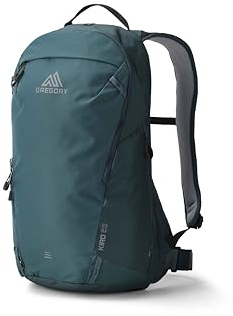 Gregory Cloud Control - Kiro 20 - Zaino da escursionismo, 50 cm, 20 L, 0.66 KG, Zaino da escursionismo giornaliero, compatibile con sacca idrica, cintura lombare flessibile, Turchese (Mineral Teal)