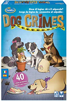 ThinkFun - Dog Crimes Logic Games - Spanische, Italienische Version