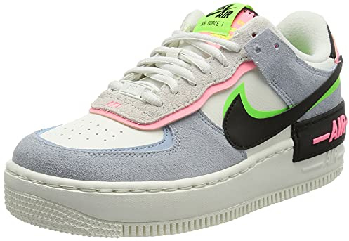Nike W Af1 Sage Low LX, Basketballschuhe für Herren, Sail Black Sunset Pulse Lt Armory Blue Electric Green Sail, 40 EU