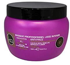 KERAGOLD PRO Masque pour Cheveux Secs/Rebelles/Difficiles à Lisser, 500 ml
