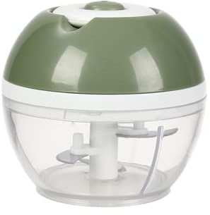 Garlic Chopper Mini Food Processor – Stainless Steel Manual Pull Chopper for Garlic, Onion, Ginger, Chili & Herbs – Fast, Portable, Easy to Use & Clean Kitchen Gadget for Home & Travel