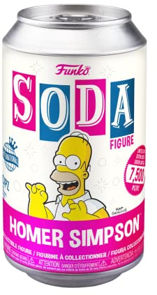 Pop Funko Vinyl Soda Homer Simpson, Rojo