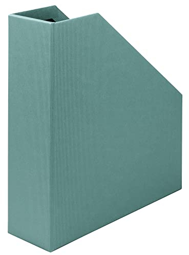 Rössler Papier 1318452380 - S.O.H.O. Stehsammler für DIN A4, 8 x 26 x 31,2 cm, Opal, 1 Stück, Zeitschriftensammler Pappe