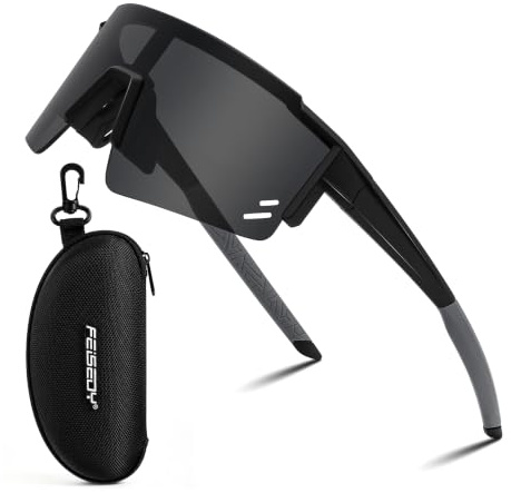 FEISEDY Kids Sunglasses Youth Baseball Sun Glasses, UV400 Sports Teens Cycling Shades for Boys Girls Age 8-16 B0048