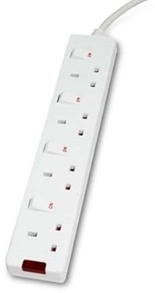 Newlec Masterplug SWC42-MS Extension Lead 240 Volt Switched 4 Gang 13 Amp 2 Metre