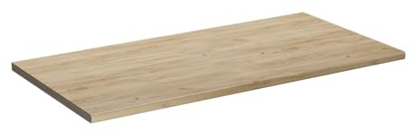 Vicco Plan de Travail Cuisine R-Line, Chêne de Force doré, 120cm, adapté au Montage sur des Meubles Bas et des Plans de Travail