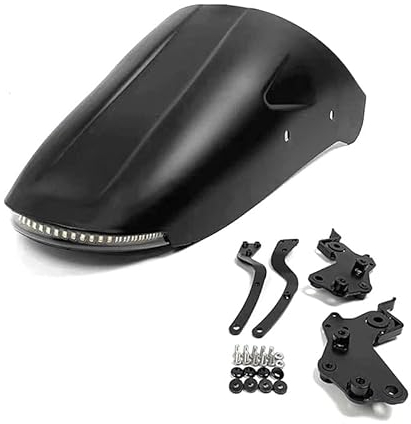 NCXKZLH Schutzblech Verkleidung Motorrad Kotflügel Hinten Kotflügel mit Rücklicht Blinker Montage Für CMX Für Rebel 250 300 500 CMX300 CMX500 2016-2023
