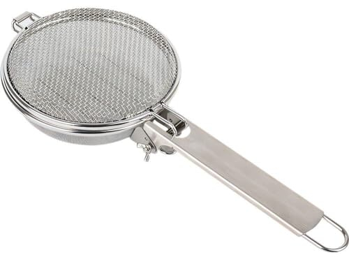 Abbdbd Strumento per Torrefare Chicchi di caffè Tostatore per caffè in Acciaio Inossidabile Padella a Filtro per Chicchi di caffè Portatile Strumento per caffè in con Gocciolatore per Chicchi di