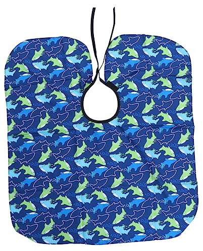 Mikinona 1Stk Haarschneidetuch Haarschneidekleid haarschneide schal Kinderschürze schürze für kinder wasserdichte Schürze Polyester-Pongee-Tuch Bedrucken von Haarschneidetüchern