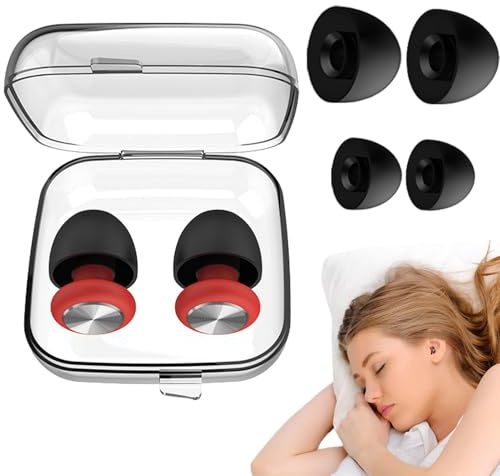 Tapones para los oídos seguros para con cancelación de ruido, tapones silenciosos para los oídos, protección auditiva cómoda, protector de silicona suave, ayuda para