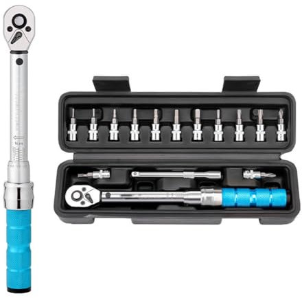 HOUSON 1/4 Bicycle Torque Wrench 2-24NM Set ±3% Error Accuracy Including Extension Rods