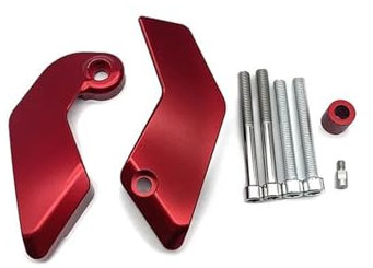 BDDXWSM Motorradrahmen-Schieber, Sturzschutz, Motorpolster, Schutzblock Für BMW S1000RR S 1000 RR 2019 2020-2023 Rahmen-Sturzpads(ROT)