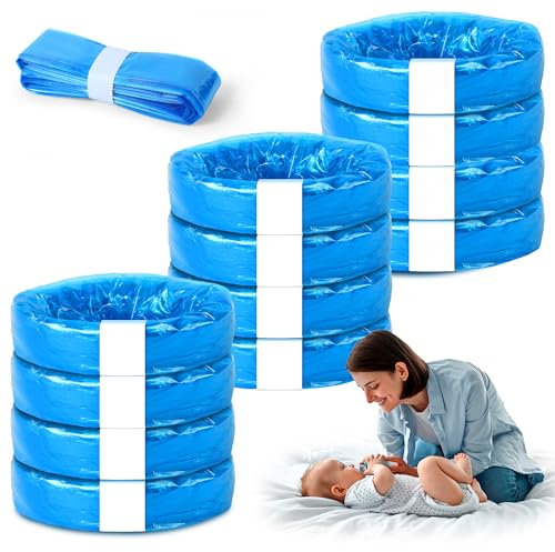 9 Stück Windeleimer Nachfüllkassetten, Dicke Und Geruchsdichte Windeleimer Nachfüllfolie, Geeignet Für Tommee Tippee, Litter Locker, LittyCat, Chicco, Sprout. (9)