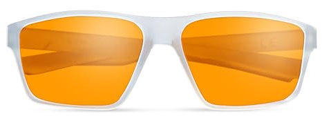 Gafas Luz Azul Hombre y Mujer Gaming | Gafas Bloqueo Luz Azul | Blue Light Glasses Blue Light Blocking Glasses | Filtro Proteccion Mezcla Cristal Naranja y Lente Amarilla para Ordenador PC Tablet y TV