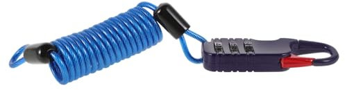 BESPORTBLE Schloss Für Motorrad Zahlenkombination Kabel Stahlkette Für Fahrrad Motorradgepäck Reisegepäck Tragbar Installieren