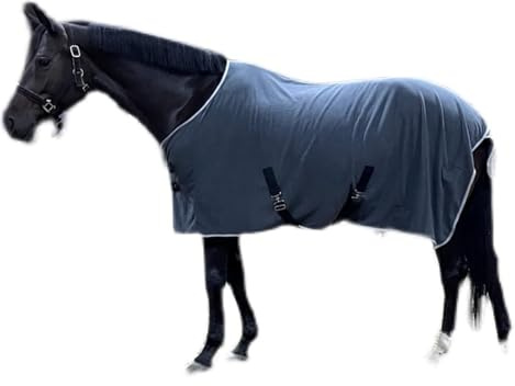turnout mattor för hästar vinter ， Häst Vintertäcke Vattentätt flugtäcke for hästar Häst Vintertäcke Vattentätt Tungt Vintertäcke(Dark Grey,145cm(57in))