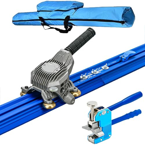 Tagliapiastrelle manuale, Tagliapiastrelle in ceramica, Tagliapiastrelle manuale per tagliare grandi piastrelle gres porcellanato 0,16 a 0,71 pollici spessore con guide in lega alluminio ( 2.2M)