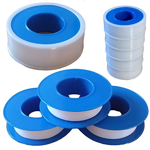 Marksman 10 Metre Rolls White PLUMBERS PTFE TAPE Water Pipe Seal PLUMBING 12mm DIY - by poundfox (2)