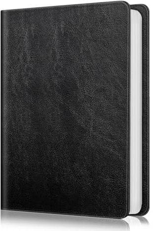 Fintie 10x15 cm Fotoalbum, Fotoalben Kinder Zum Einstecken Hochzeit geburtstag jahrestag mit 28 Seiten für 112 Fotos, Urlaub Fotobuch, 4 X 6 Inch für Seiten, Vintage Schwarz