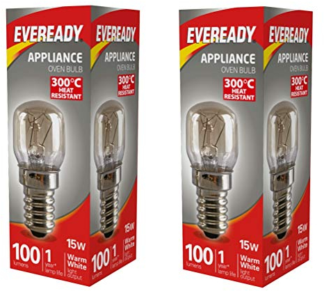 2x Eveready Appliance Bulb 15W
