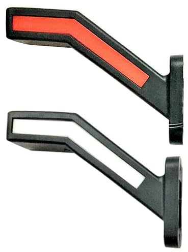 MelTruck® 2x LED Neon Begrenzungsleuchte Umrissleuchte Positionsleuchte 12V 24V E20 f. LKW (Gesamtlange - 184,9 mm)