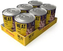 JOSERA Meat Lovers Pure Turkey (6 x 800 g) | Vuxen | Premium våtfoder för vuxna hundar | extra mycket kalkonkött (68%) | monoprotein | kornfritt | Hundfoder våt | 6-pack