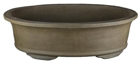 Geosism & Nature Vaso per bonsai ovale in gres 54x42x14,5 cm - 2895a