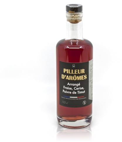 Rhum Arrangé Français Fraise Cerise Poivre de Timmut 33.3% 50cl