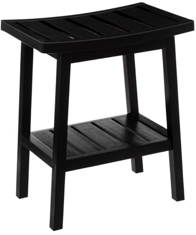 5 five simply smart Tabouret Rangement Bambou Noir