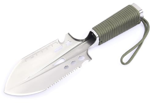 Outdoor Edelstahl Multifunktionale Ingenieur Schaufel Camping Bequem Überlebensausrüstung Tragbare Kleine Handschaufel Gartenschaufel