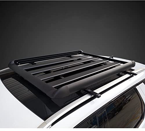 FERFXN Aluminium Auto Dachkorb für Suzuki SX4/SX4 S-Cross JY/GY/EY/RW/3.Gen 2006-2023 Dachgepäckträger Korb Dachträger Dach mit Gepäcknetz/Regentuch/Sicherheitsseil Belastung 68 kg