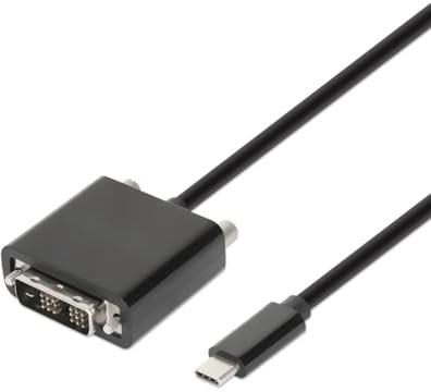 Cable adaptador USB-C a DVI - 2 metros - negro