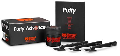 Thermal Grizzly TG Putty Advance - 30 Gram - Electrically Non-Conductive Thermal Putty for GPU Modding and Thermal Pad Replacement