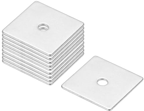 PATIKIL Rondelle quadrate, M3 x 20 x 1 mm, 24 pezzi, rondelle quadrate, rondella quadrata, piastra di stoccaggio in acciaio inox 304